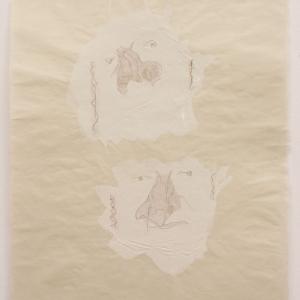 


BIG NOSE, 2019. Gouache y grafito sobre papel japons. 52 x 42.5 cm. JH-0038


